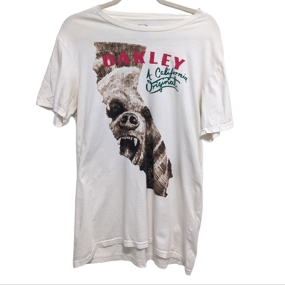 Oakley California Original Bear Tshirt Men's M - Picture 1 of 4